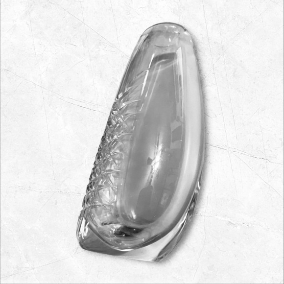 EARLY VINTAGE ARTIST SIGNED ORREFORS VASE 3658/4 TEARDROP ART GLASS VASE 7.25” - Picture 5 of 11